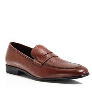 Salvatore Ferragamo Brown Leather Loafers
